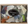 Glasmosaik - gemischte Farben - Inhalt kann variieren - 15-60 mm - 2 kg