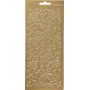 Aufkleber - Gold - Sterne - 10 x 23 cm