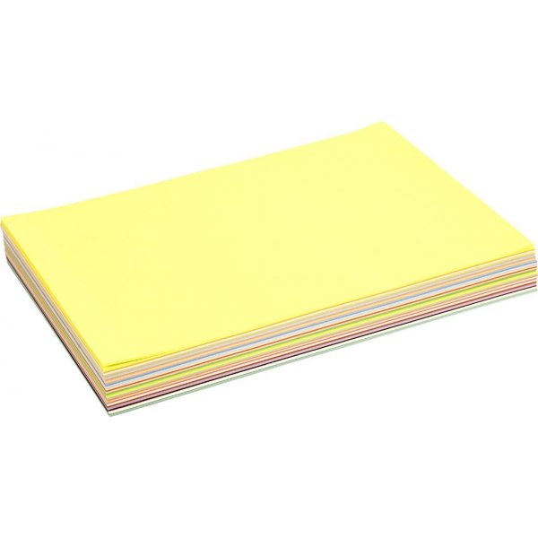 Kreativpapier - gemischte Farben - A4 - 280 Stk