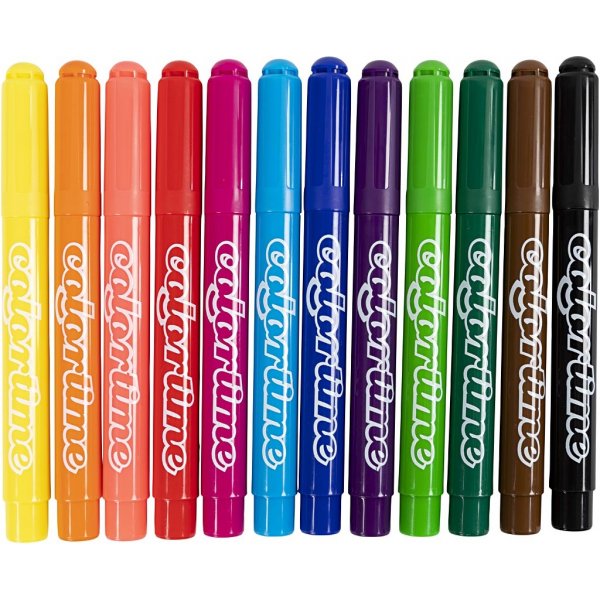 Colortime Bleistifte - Standardfarben - 2 mm - 12 Stk