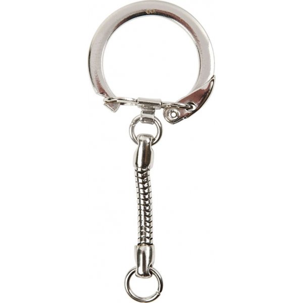 Schlsselanhnger mit Kette - 5 Stk