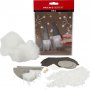 Mini-DIY-Kit - grau - skandinavischer Weihnachtsmann