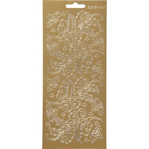 Aufkleber - Gold - Stechpalme - 10 x 23 cm Aufkleber - Gold - Stechpalme - 10 x 23 cm