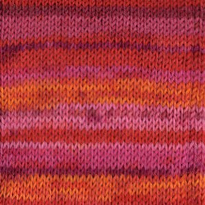 DROPS Fable Print Garn - 50 g - Sunset (310) DROPS Fable Print Garn - 50 g - Sunset (310)