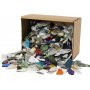 Glasmosaik - gemischte Farben - Inhalt kann variieren - 8-20 mm - 2 kg