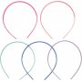 Diadem - 8 mm - gemischte Farben - 5 Stk