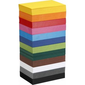 Kreativkarton - gemischte Farben - A6 - 12x100 Stk Kreativkarton - gemischte Farben - A6 - 12x100 Stk