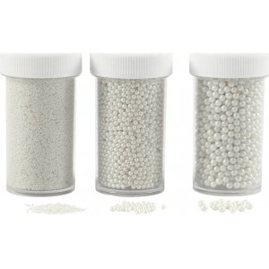 Mini-Glaskugeln - Perlmutt - 3 x 45 g Mini-Glaskugeln - Perlmutt - 3 x 45 g
