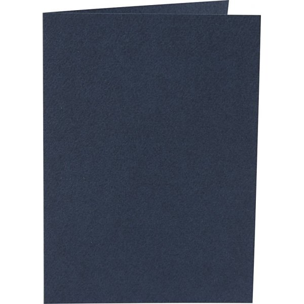 Karte - blau - 10,5 x 15 cm - 10 Stk