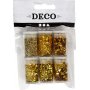 Glitzer und Pailletten - Gold - 6 x 5 g