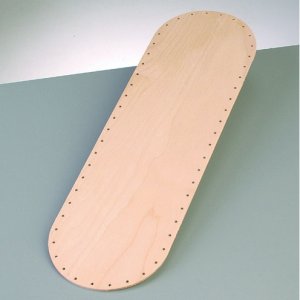 Korbboden 40 x 12 cm / 4 mm - oval, Holzfaser Korbboden 40 x 12 cm / 4 mm - oval, Holzfaser