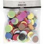 Dekorative Gummikreise - gemischte Farben - 300 Stk