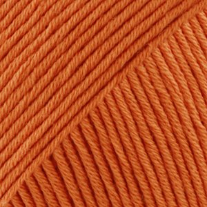 DROPS Safran Uni Color Garn - 50 g - Orange (28) DROPS Safran Uni Color Garn - 50 g - Orange (28)