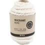 Makramee-Kordel - gebrochenes Wei - 300 g