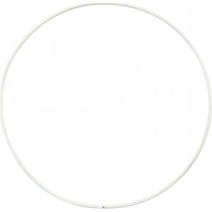 Metallring - weiß - Ø15 cm - 10 Stk Metallring - weiß - Ø15 cm - 10 Stk