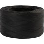 Raffia-Papiergarn - Schwarz - 100 m
