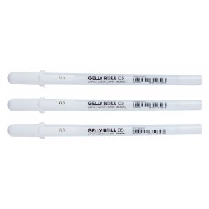 Gelstifte Sakura Gelly Roll - 3 Stifte (Weiß 05) Gelstifte Sakura Gelly Roll - 3 Stifte (Weiß 05)