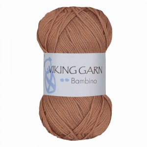 Wikingergarn Bambino 50g - Hellbraun (409) Wikingergarn Bambino 50g - Hellbraun (409)