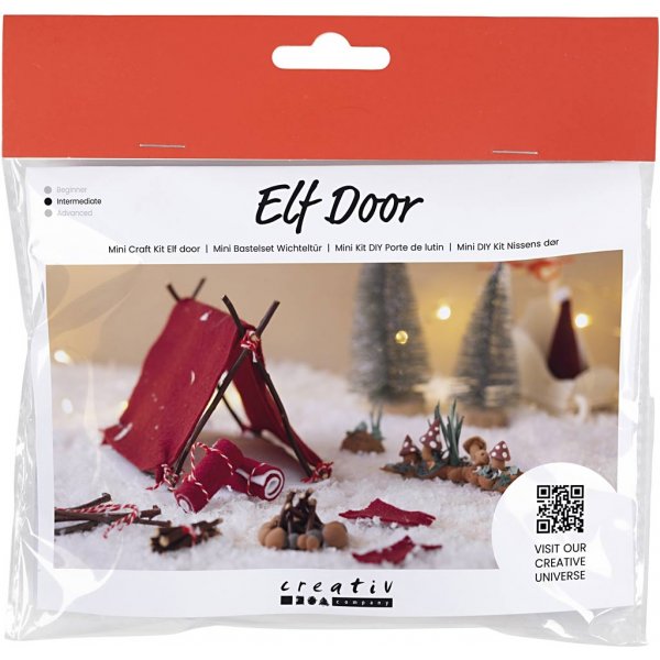 Mini-DIY-Kit Santa's Door - Auf einem Campingausflug