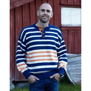 Strickanleitung - Herren-Langarmshirt (mit Knopfkragen) Strickanleitung - Herren-Langarmshirt (mit Knopfkragen)