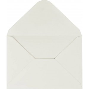 Umschlag - gebrochenes Weiß - 11,5 x 16 cm - 10 Stk Umschlag - gebrochenes Weiß - 11,5 x 16 cm - 10 Stk