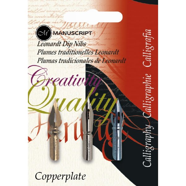 Kalligraphie-Tipps Tauchstifte - 3er-Pack