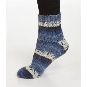Wikingergarn Raggen 150g - Blau/Anthrazit/Natur (724) Wikingergarn Raggen 150g - Blau/Anthrazit/Natur (724)