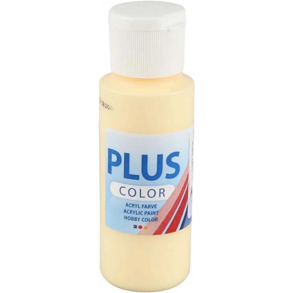 Plus Color Hobbyfarbe - hellgelb - 60 ml