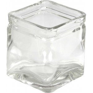 Quadratische Teelichthalter - 5,5 x 5,5 cm - 12 Stk Quadratische Teelichthalter - 5,5 x 5,5 cm - 12 Stk