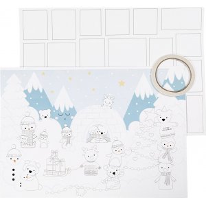 Weihnachtskalender aus Pappe - 30 Stk Weihnachtskalender aus Pappe - 30 Stk