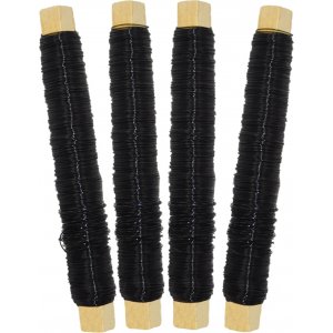 Metalldraht schwarz 4er-Pack Metalldraht schwarz 4er-Pack