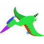 Teach Me Pappfiguren - Dinosaurier - wei - 16 Stck