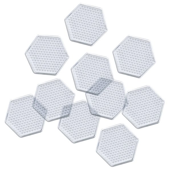 Teller 10er-Pack kleines Sechseck