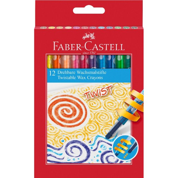 Buntstifte Kunststoffhlle - 12 Farben