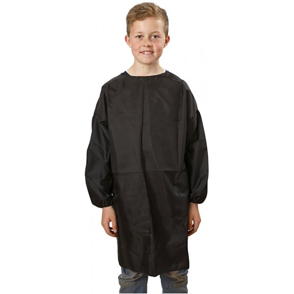 Malerschrze - schwarz - 7-12 Jahre