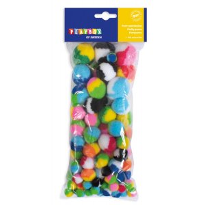 PomPom Bunt - 100 Stk PomPom Bunt - 100 Stk