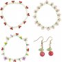 Mini-DIY-Schmuckset - elastisches Armband und Ohrring