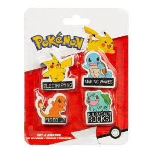 Pokemon - Radiergummi 4er-Pack Pokemon - Radiergummi 4er-Pack