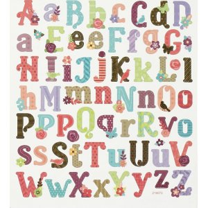 Aufkleber - das Alphabet Aufkleber - das Alphabet