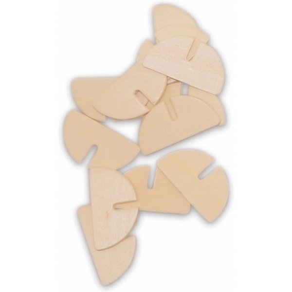 Holzfiguren mit Haltern - 10 Stck