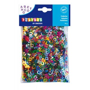 Pailletten 50 g Buchstaben Pailletten 50 g Buchstaben