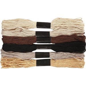 Harmoni Stickgarn - natur - 6 Bündel Harmoni Stickgarn - natur - 6 Bündel