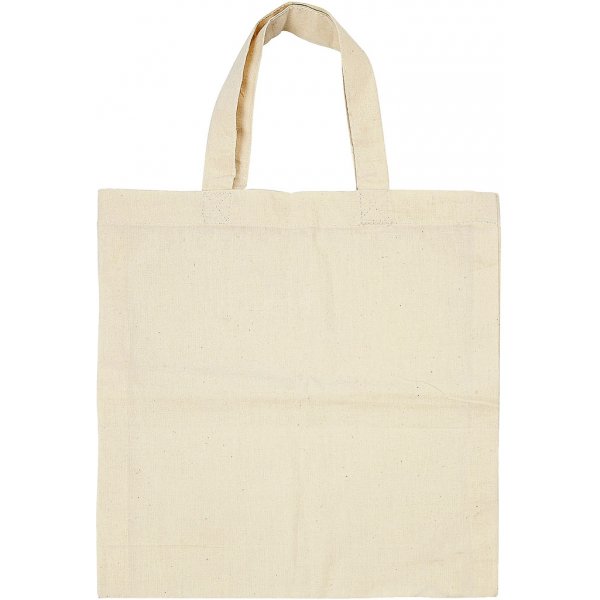 Textilbeutel - hell natur - 27,5x30 cm - 5 Stk