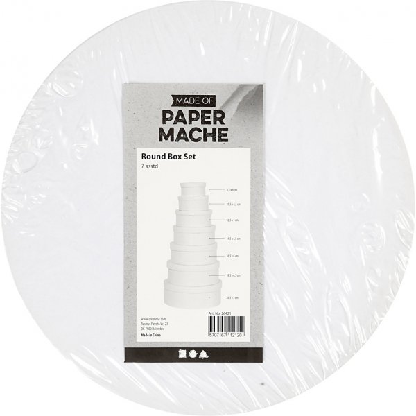 7-in-1-Rundboxen - wei