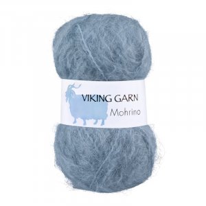 Wikingergarn Mohrino 50g - Hellgraublau (521) Wikingergarn Mohrino 50g - Hellgraublau (521)