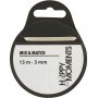Satinband - gebrochenes Wei - B3 mm - 15 m