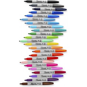 Faserstift-Set Sharpie - 80's Glam Permanent Markers - 24er-Pack unsortierte Farben Faserstift-Set Sharpie - 80's Glam Permanent Markers - 24er-Pack unsortierte Farben