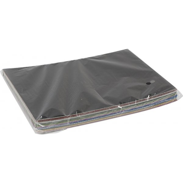 Glitzerkarton - gemischte Farben - A4 - 50 Blatt