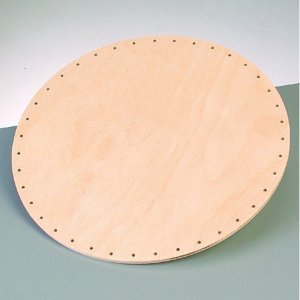Korbboden ø 22 cm / 4 mm - rund, Holzfaser Korbboden ø 22 cm / 4 mm - rund, Holzfaser