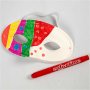 Halbmaske - wei - 10 Stk